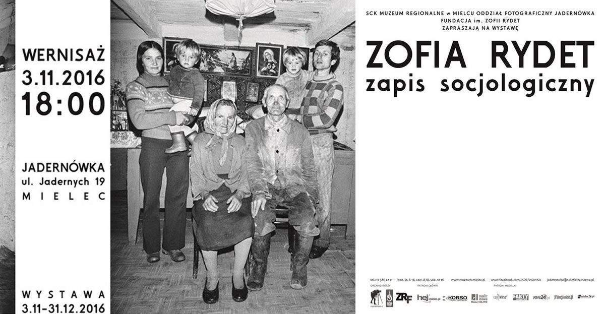 Zofia Rydet. Zapis socjologiczny (1978-1990) - wystawa fotografii w Muzeum Regionalne SCK w Mielcu - Oddział Fotograficzny "Jadernówka".