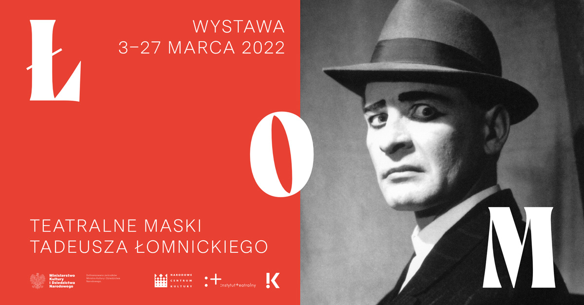 Teatralne maski Tadeusza Łomnickiego - wystawa fotografii Kordegarda - Galeria Narodowego Centrum Kultury Warszawa