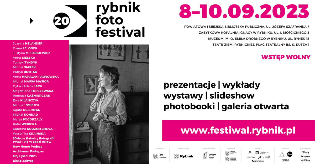 20. Rybnik Foto Festival 2023 - festiwal fotografii