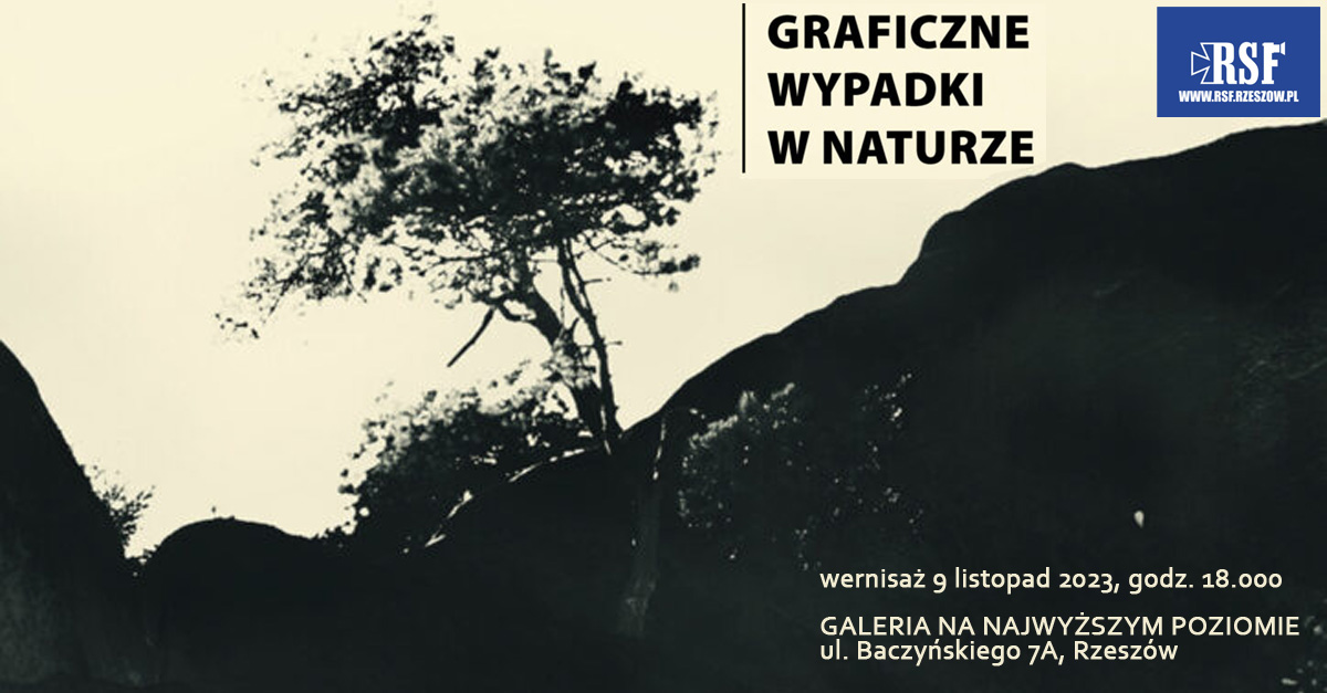 Graficzne wypadki w naturze - wystawa fotografii Galeria Na Najwyższym Poziomie Rzeszów