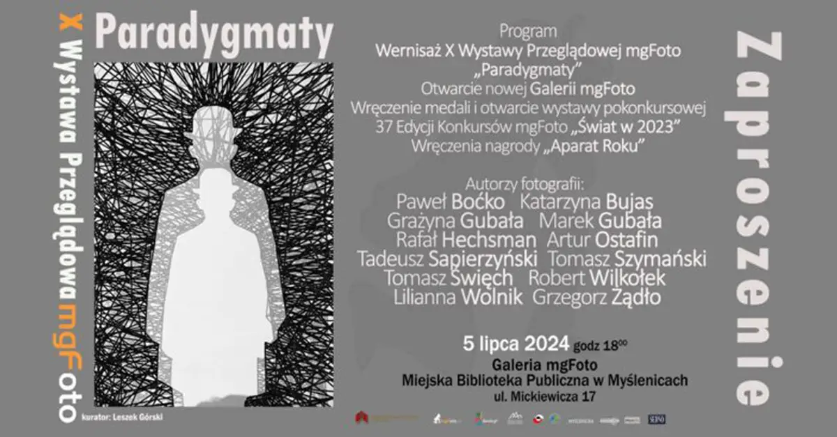 X Wystawa Przeglądowa mgFoto - Paradygmaty - wystawa fotografii Galeria mgFoto MBP Myślenice