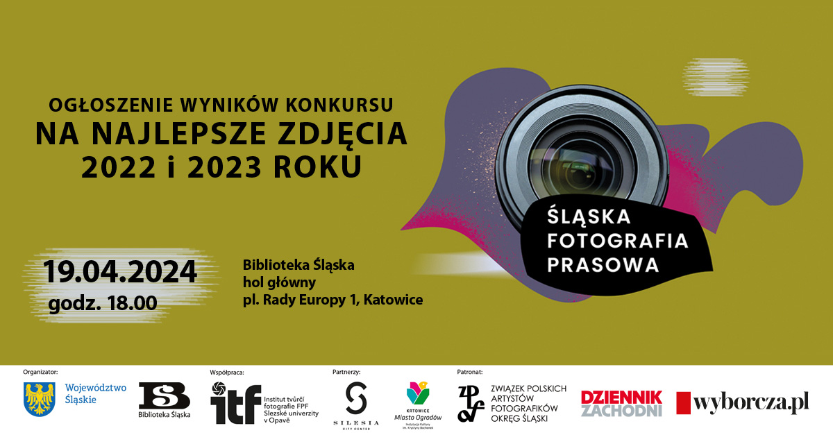 Śląska Fotografia Prasowa – najlepsze zdjęcia 2022–2023 roku - wystawa fotografii Biblioteka Śląska Katowice