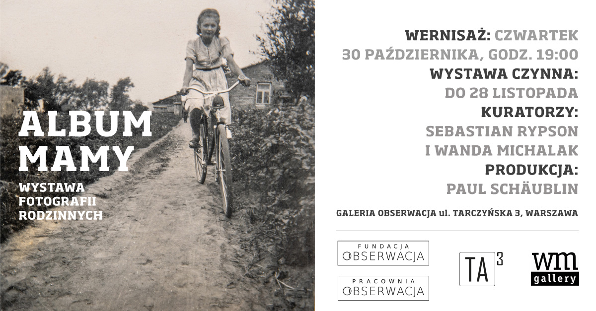 Album Mamy - wystawa fotografii Galeria Obserwacja Warszawa
