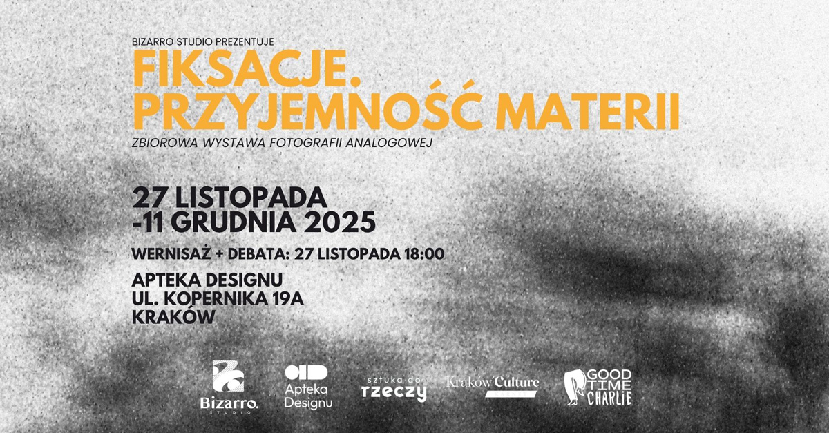 Fiksacje. Przyjemność materii - wystawa fotografii Apteka Designu Kraków