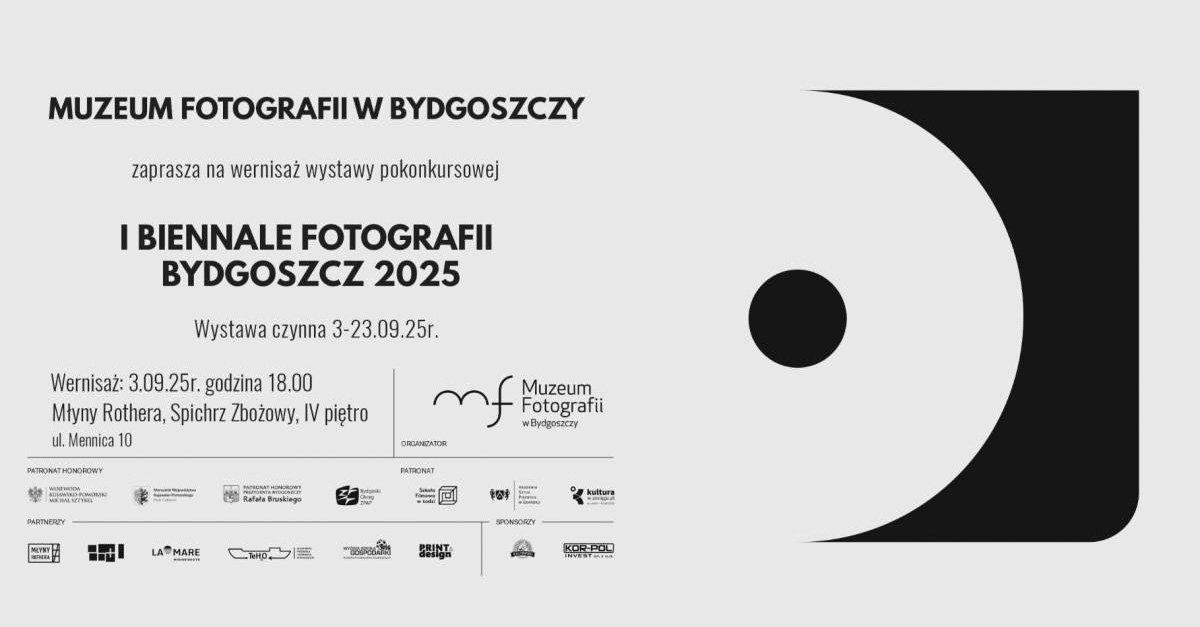 I Biennale Fotografii Bydgoszcz 2025 - wystawa fotografii Centrum Nauki i Kultury Młyny Rothera Bydgoszcz