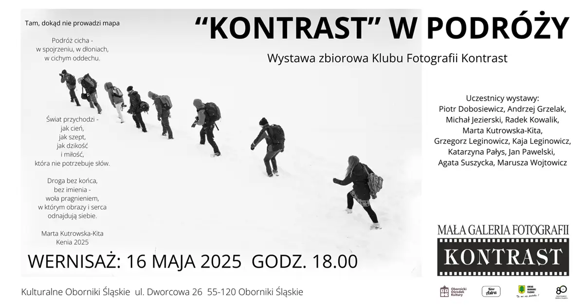 Kontrast w Podróży - wystawa fotografii Mała Galeria Fotografii Kontrast Oborniki Śląskie