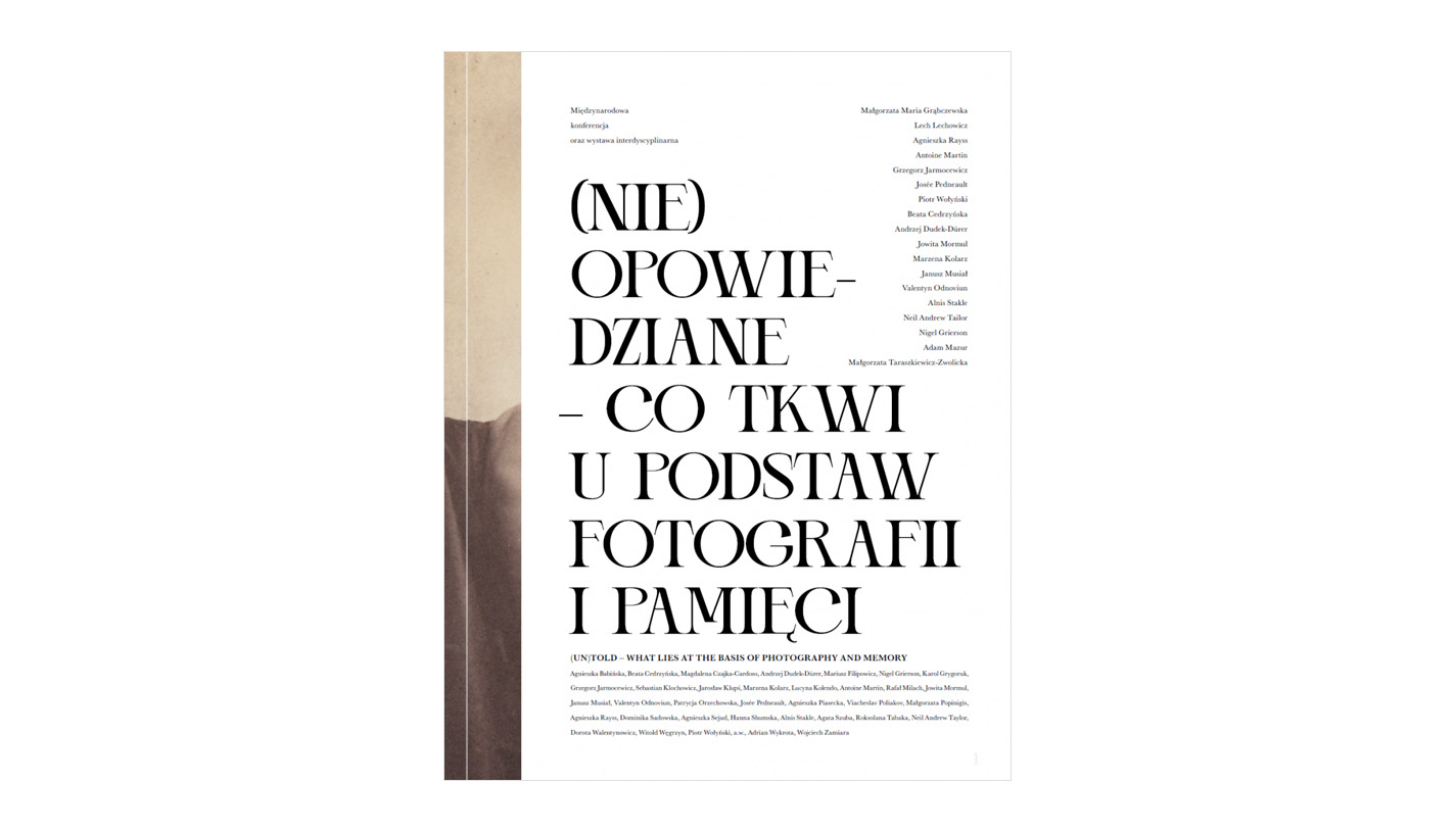 (Nie)opowiedziane – co tkwi u podstaw fotografii i pamięci - książka - Akademia Sztuk Pięknych w Gdańsku 2025