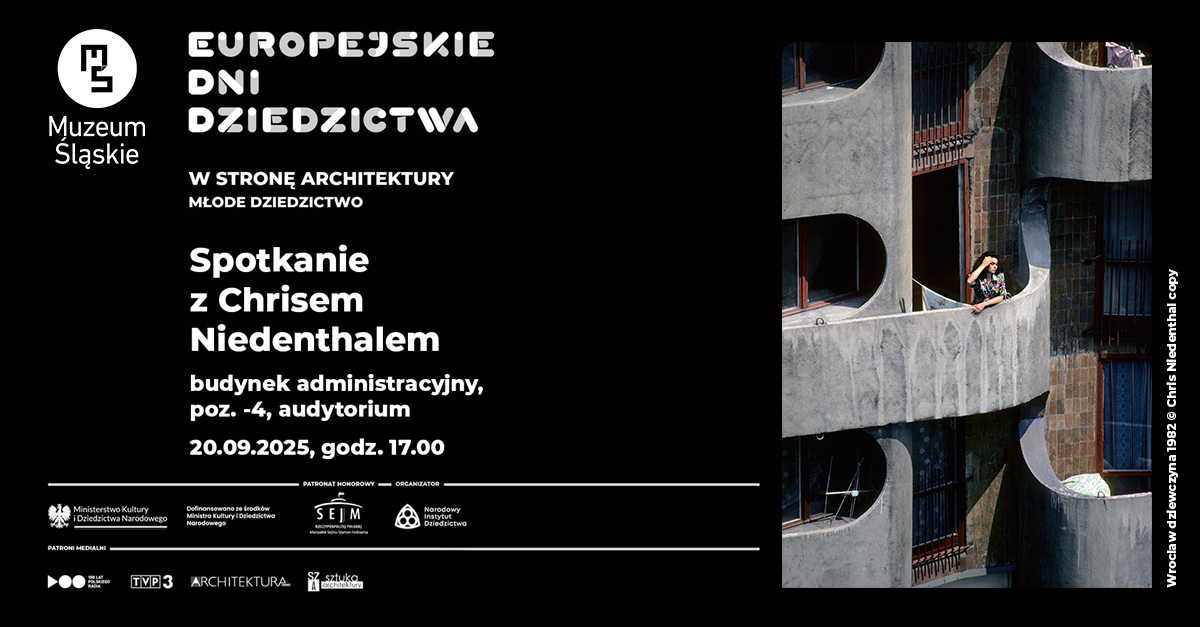 Chris Niedenthal - Architektura codzienności  - spotkanie autorskie Muzeum Śląskiego Katowice