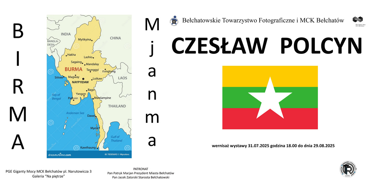Czesław Polcyn - Birma - wystawa fotografii Galeria Na piętrze Bełchatów