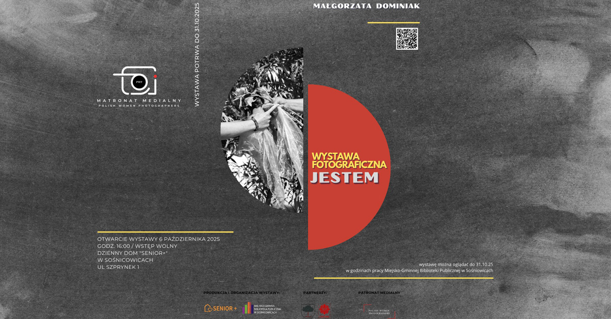 Małgorzata Dominiak - Jestem - wystawa fotografii Dzienny Dom Senior+ Sośnicowice