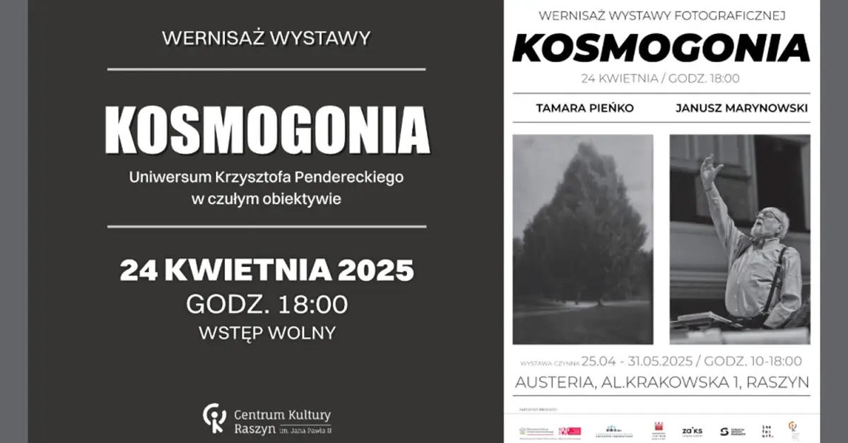 Janusz Marynowski, Tamara Pieńko - Kosmogonia - wystawa fotografii Austeria Centrum Kultury Raszyn