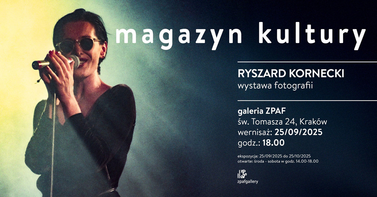 Ryszard Kornecki - Magazyn kultury - wystawa fotografii Galeria ZPAF Kraków