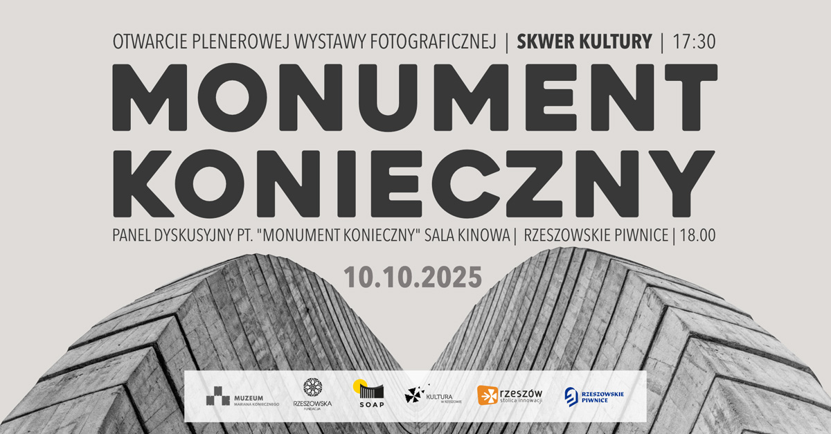 Monument Konieczny - wystawa fotografii Skwer Kultury Rzeszów