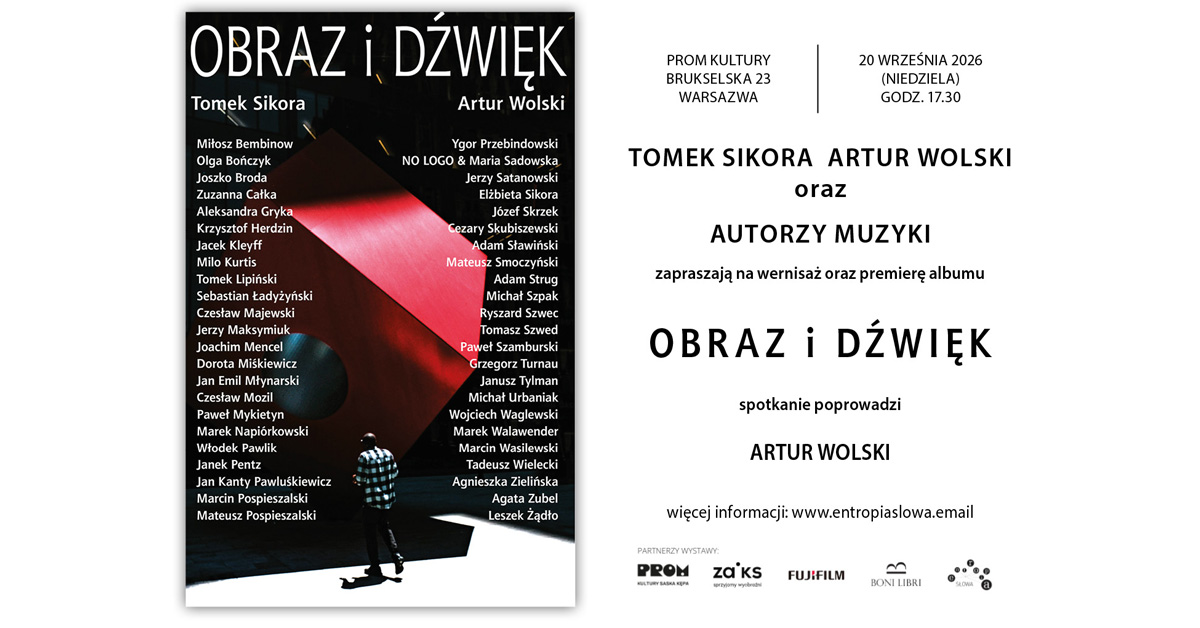 Tomek Sikora - Obraz i dźwięk - wystawa fotografii Prom Kultury Saska Kępa Warszawa