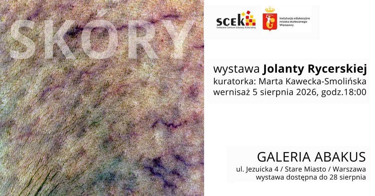 Jolanta Rycerska - Skóry - wystawa fotografii Galeri Abakus Warszawa
