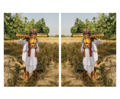 Akshay Mahajan - Open Program People of Clay Ten faced mask