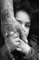 Arkadiusz Gola z cyklu - Karmańskie - 2002 r.