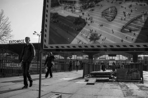 Estakada przed starym dworcem kolejowym, 2010 rok.