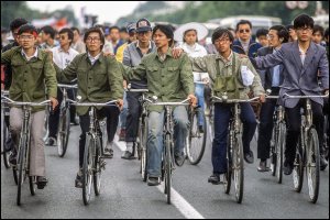 fot. Chris Niedenthal - Pekin - Plac Tienanmen - maj 1989
