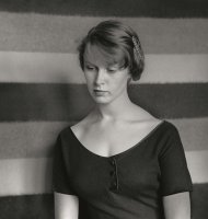 Aktorka Beata Tyszkiewicz. Kraków, 1954