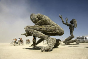 Burning man wystawa Romualdas Pozerskis Monika Pozerskyte stara galeria zpaf warszawa