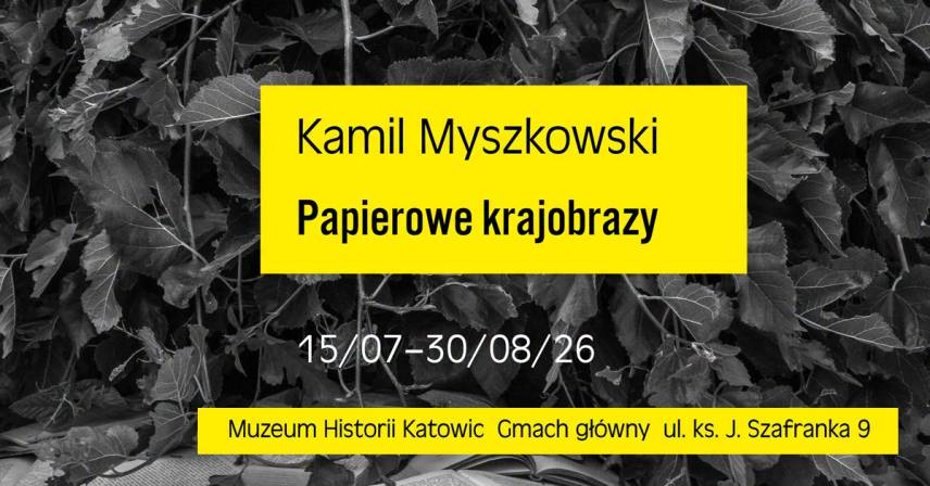 Kamil Myszkowski - Papierowe krajobrazy