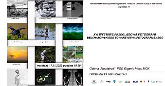 XVI Przeglądowa Wystawa Fotografii Bełchatowskiego Towarzystwa Fotograficznego - wystawa fotografii Galeria 