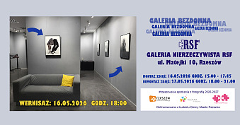 8. Galeria Bezdomna - wystawa fotografii Galeria Nierzeczywista RSF Rzeszów