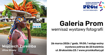 Wojciech Zaremba - Ulicę Ghany - wystawa fotografii Prom Kultury Saska Kępa Warszawa