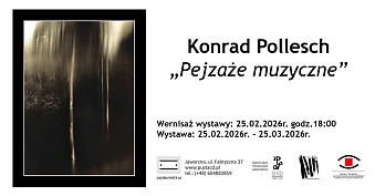 Konrad Pollesch - Pejzaże muzyczne - wystawa fotografii Galeria Pusta cd. Jaworzno